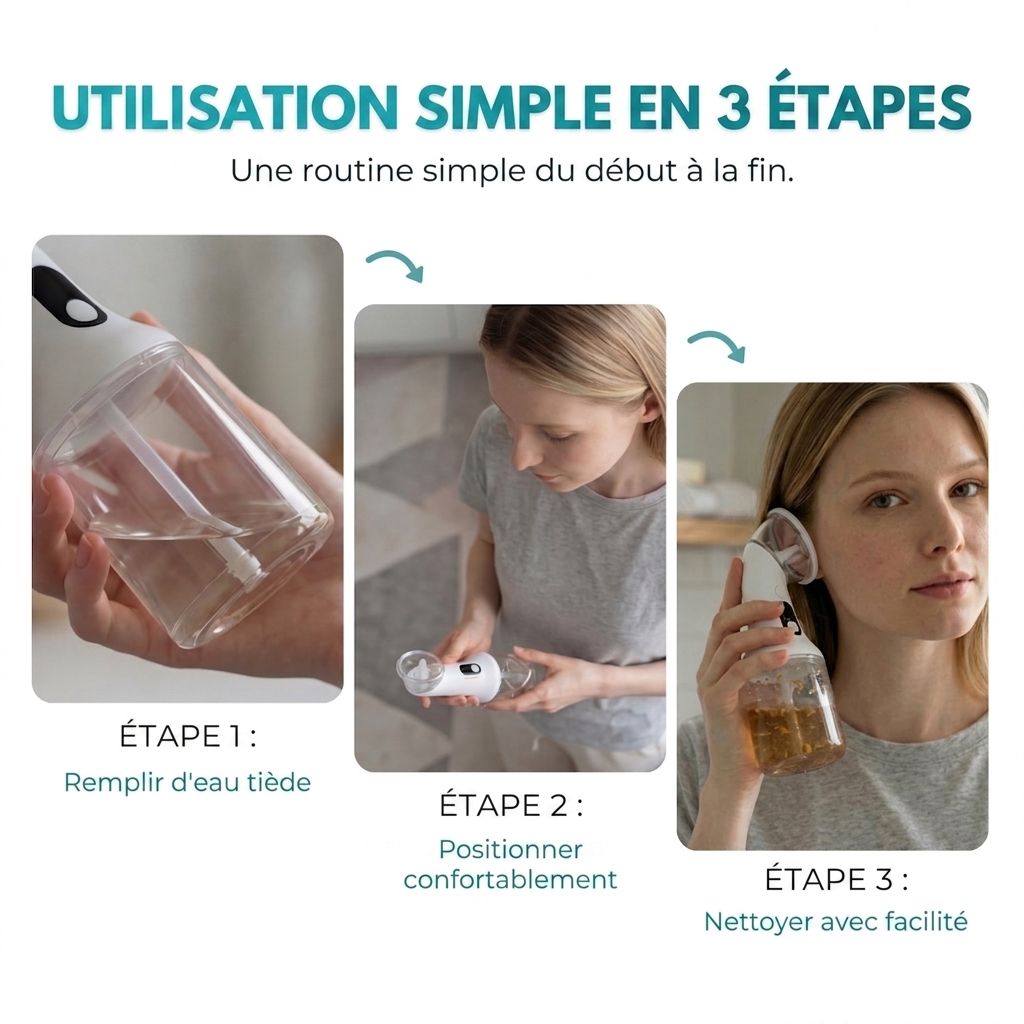 Nettoyeur Auriculaire Pro Ultra Rapide & Étanche