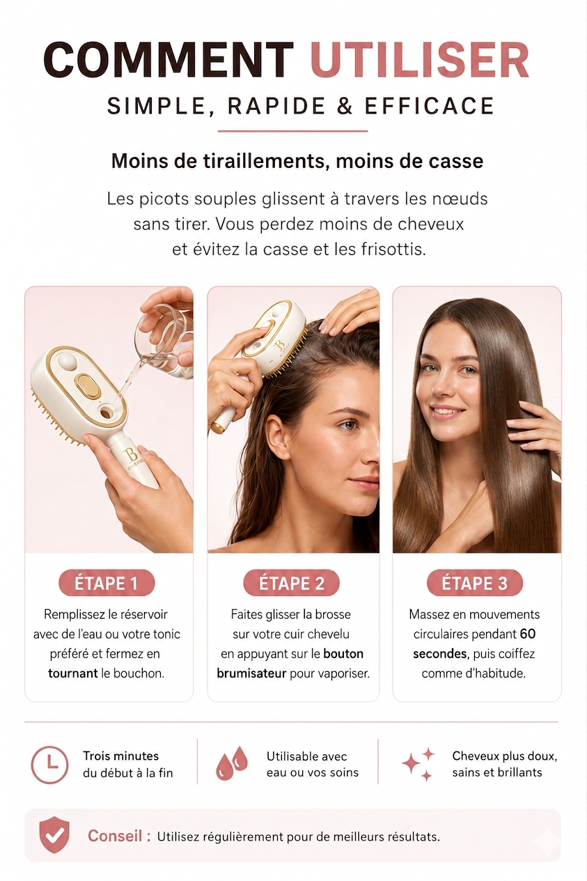 Detangling and Smoothing Brush