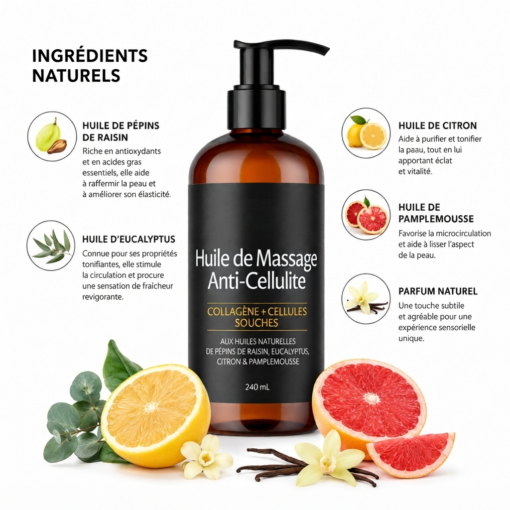 Rituel Lissant Pro™ | Wärmende Anti-Cellulite-Massage & Kollagenöl