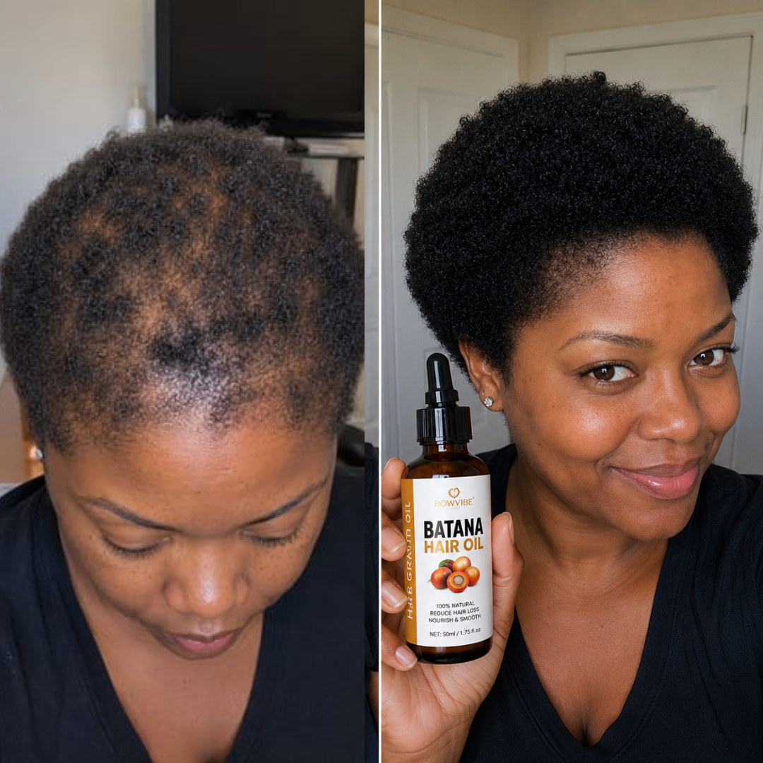 Des zones clairsemées aux cheveux denses