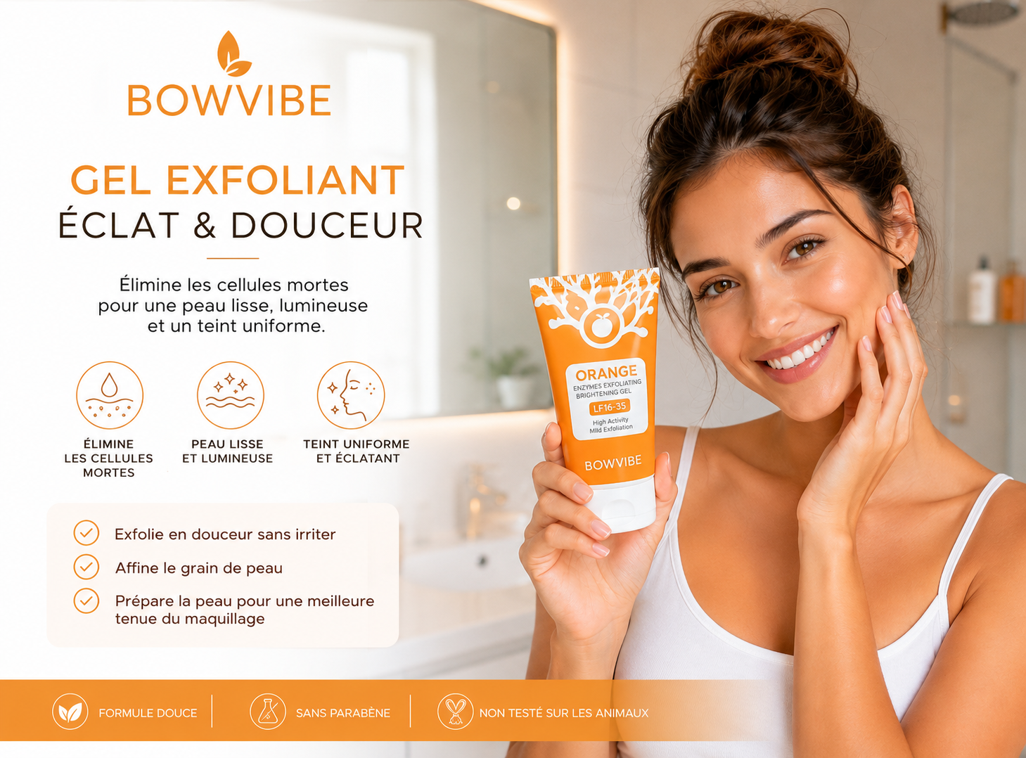 Gel Esfoliante all'Arancia Addio macchie scure e ruvidità Compra 2, ricevi 4 gratis