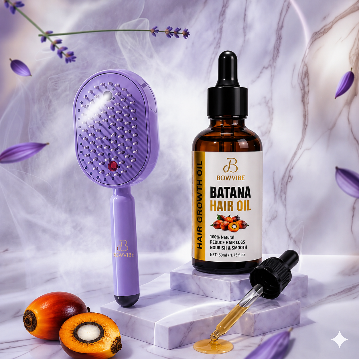 Anti-Floke og Anti-Frizz Børste