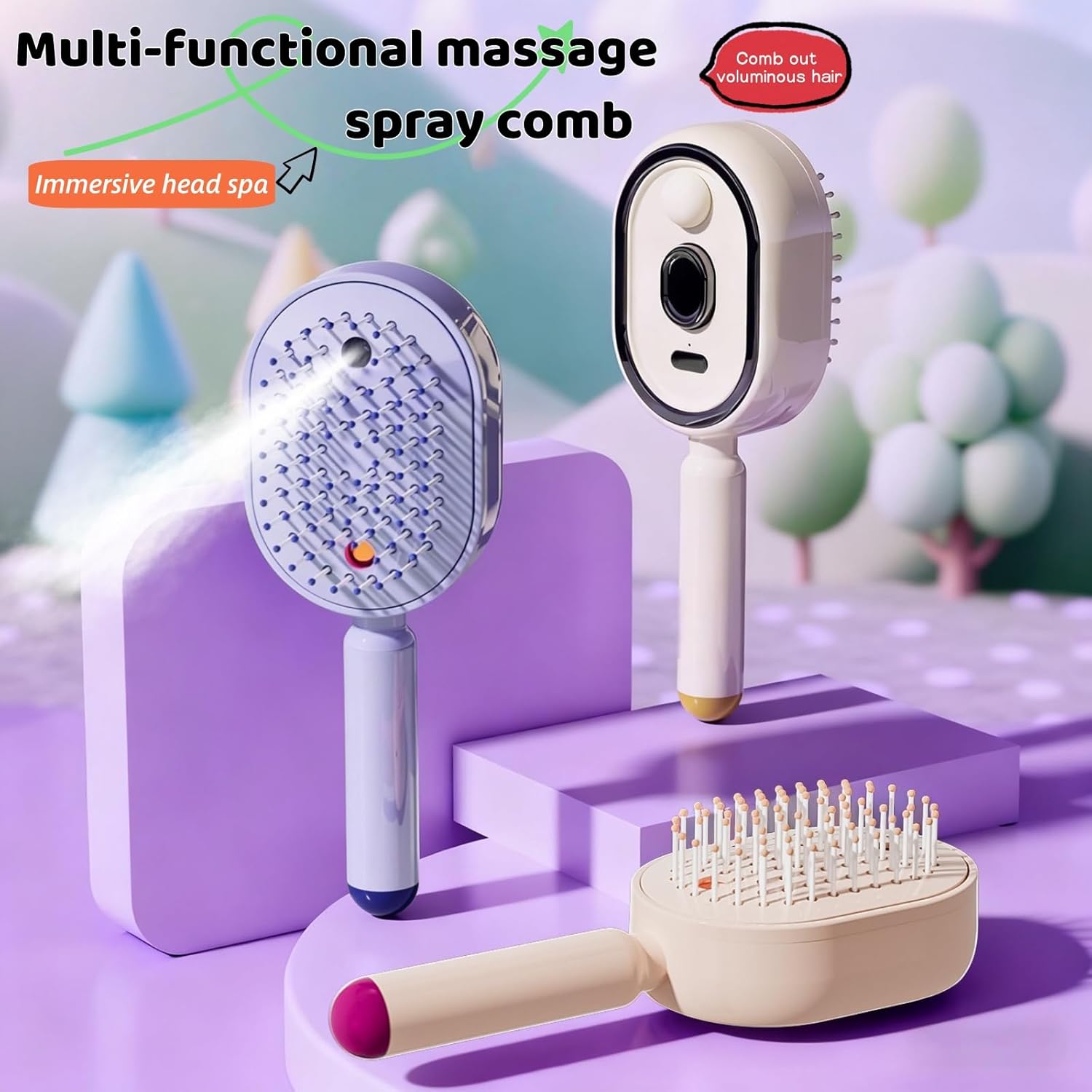 Pente Spray Massagem